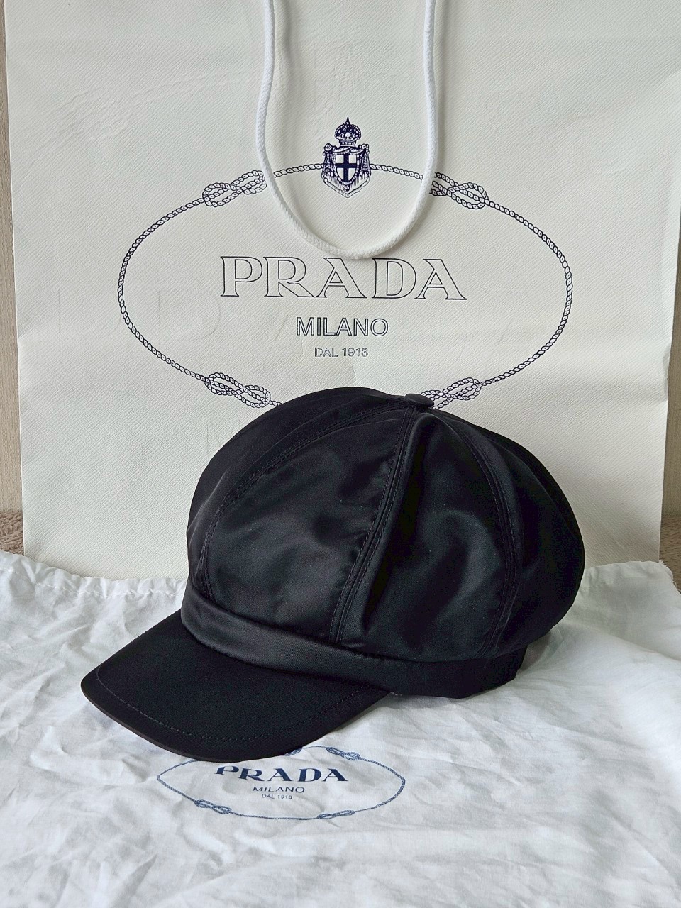 Prada Re-Nylon Hat black