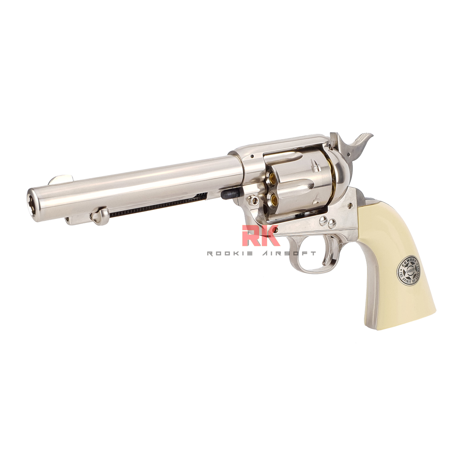 UMAREX Colt SAA Peacemaker Co2 6mm - Nickel Pearl