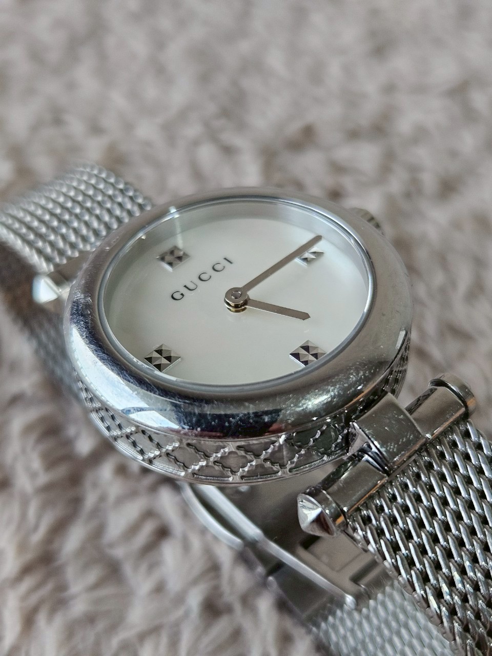 Gucci watch ya141504 Diamantissima Stainless