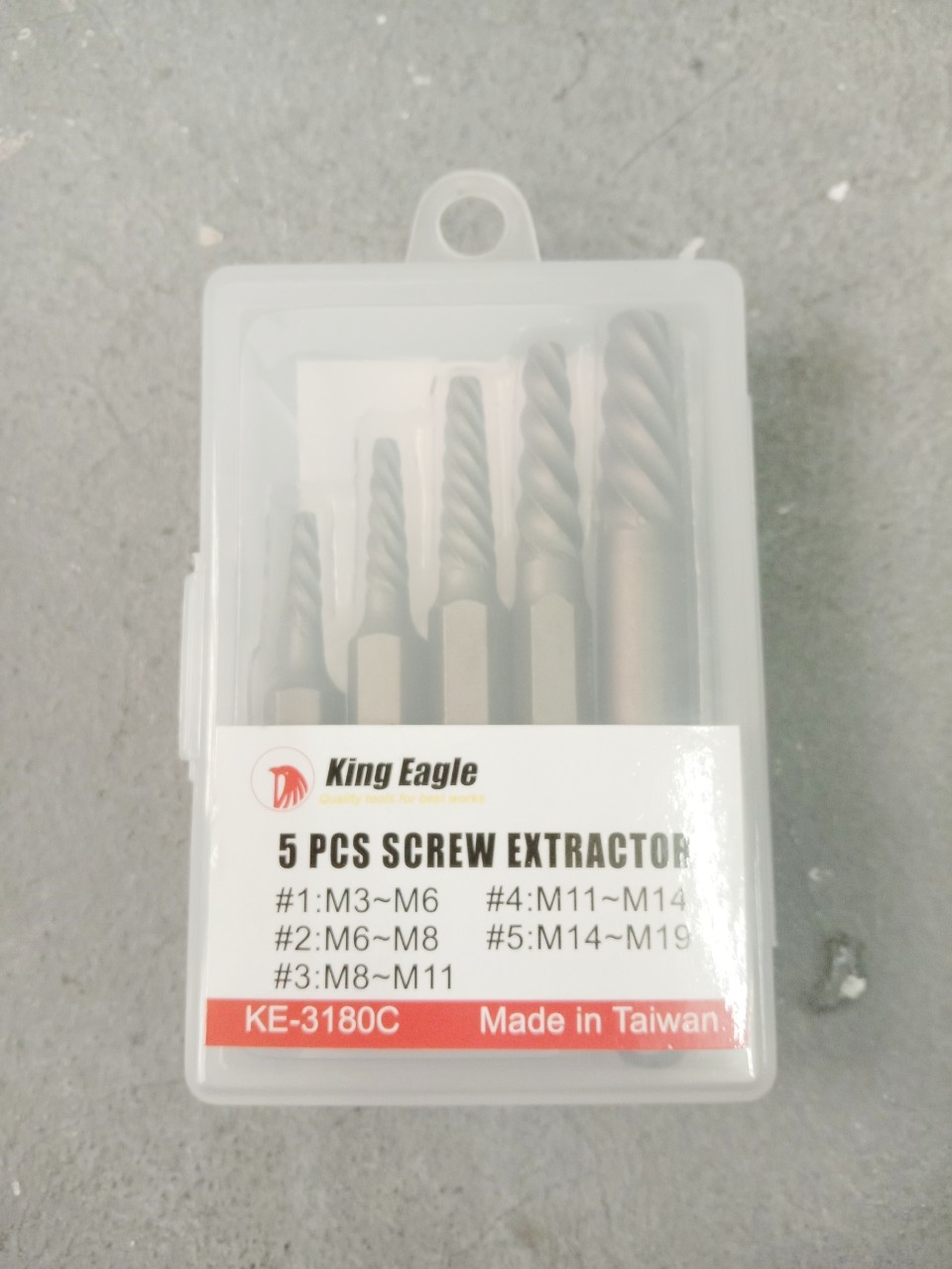 ดอกถอนเกลียว ซ้าย 6 ตัวชุด EagleOne