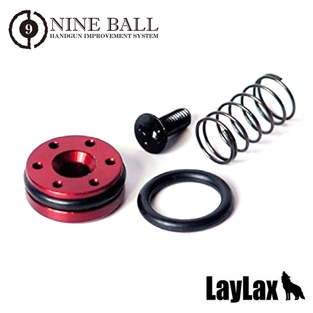 LAYLAX Nine Ball DYNA Piston Head (14mm) for Marui Hi-Capa / 1911 / P226 / G26