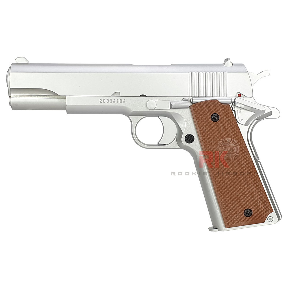 KWC M1911 A1 Spring Pistol - Silver