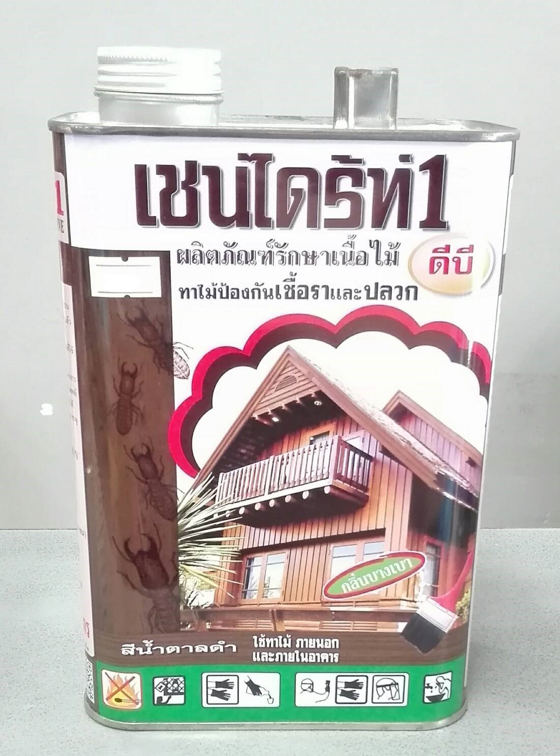 เชนไดร้ท์ ทาไม้ (สีน้ำตาลดำ)