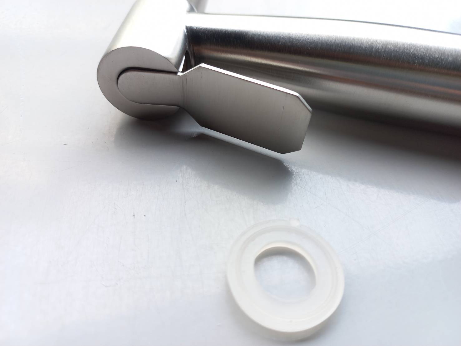 สายฉีดชำระ (เฉพาะหัว) สแตนเลส BS01SS สีเงิน