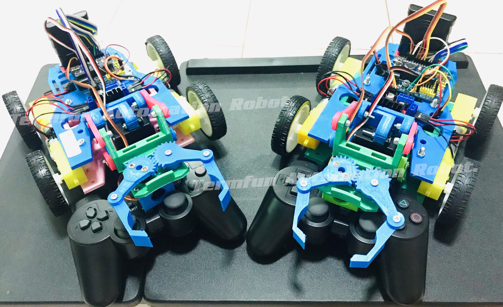 หุ่นยนต์บังคับผ่านจอยไร้สาย2020