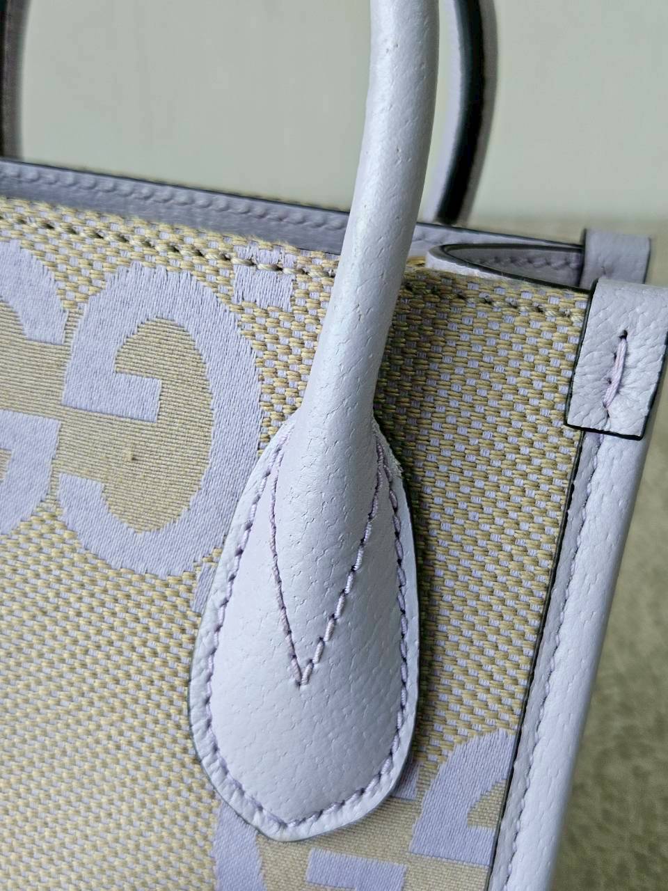 Gucci Jumbo GG Canvas Vertical Mini Tote