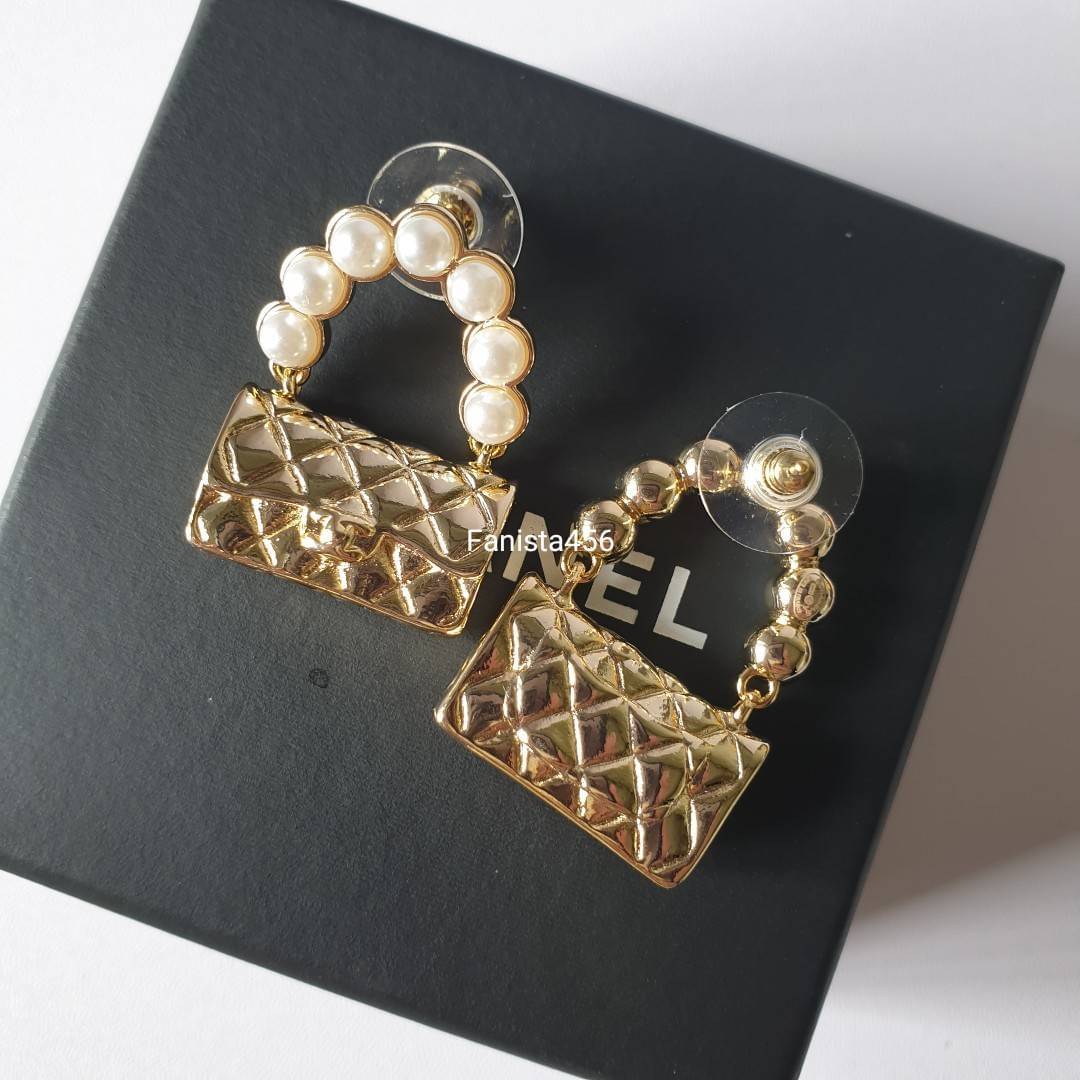 ต่างหูชาแนล Hiend ต่างหูชาแนลงาน1:1 สำเนา สำเนา