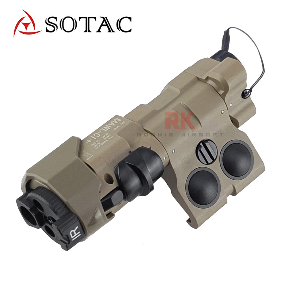 SOTAC MAWL-C1+ IR Laser Aiming Device Replica - Red Laser (DE)