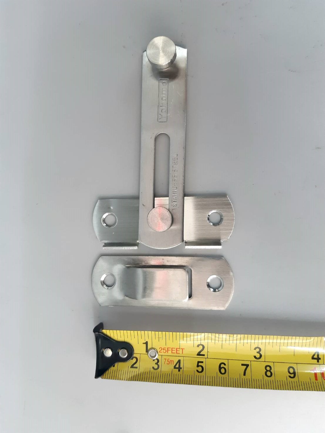 กลอนสับห้องน้ำ 4" รุ่นสับหมุด Yokomo