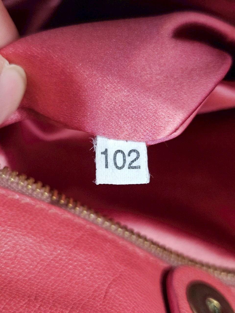 Prada Pink Vitello Metal Studded