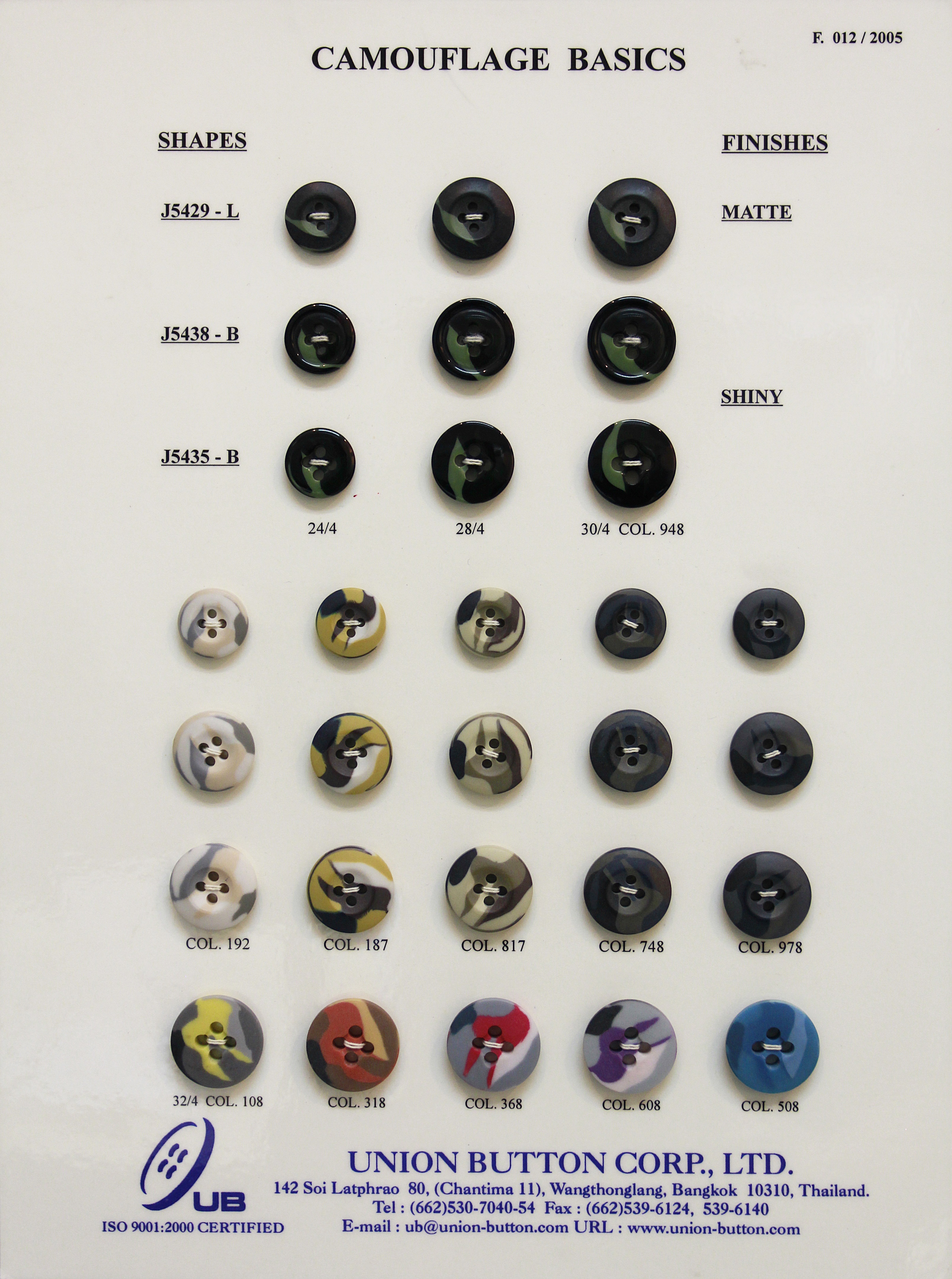 POLYESTER BUTTON