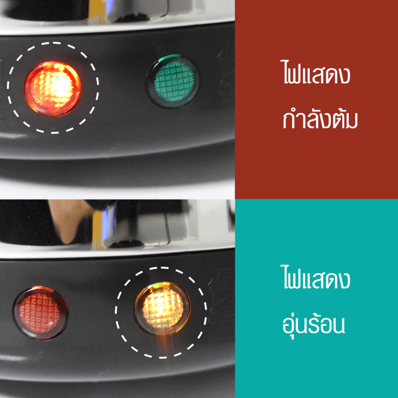 Stainless steel hot water boiling tank, 8 liters, can be heated, has water dispensing faucet