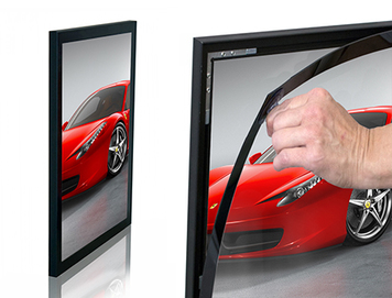 ป้ายไฟบาง Slim Light Box พร้อมฐานล้อผลิตตามขนาด ราคาโรงงาน