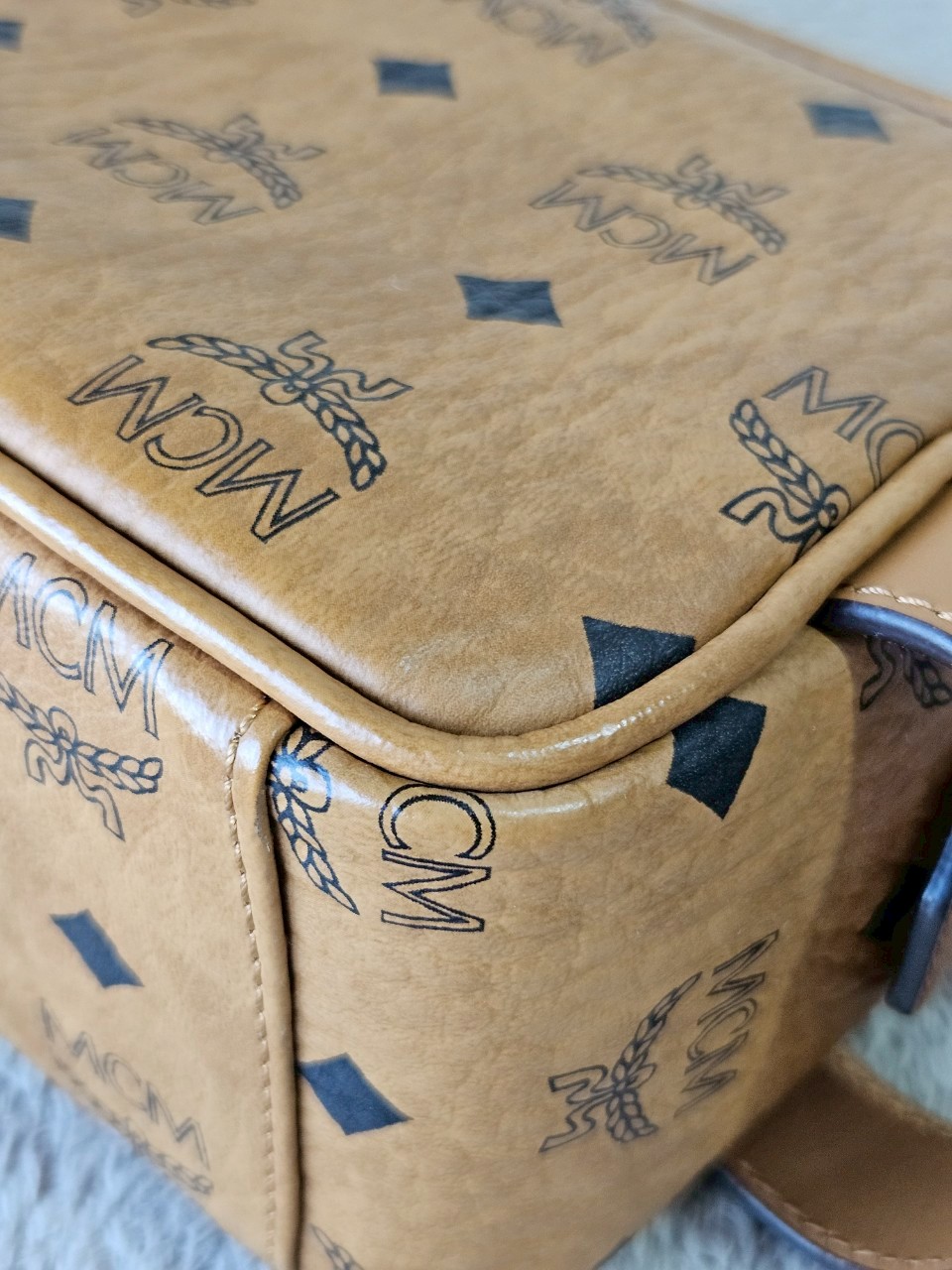 MCM Geo Laurel Wash Bag