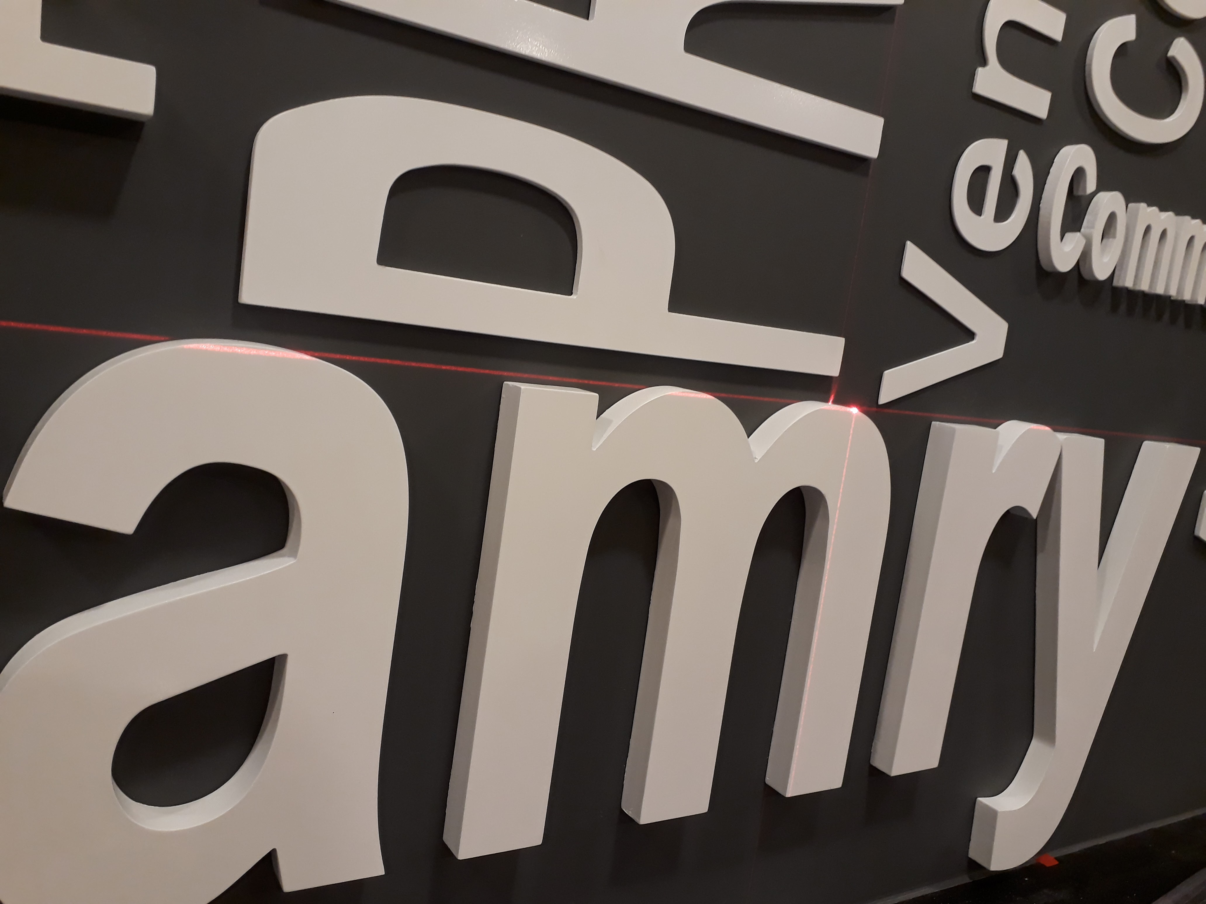 พลาสวูดฉลุลาย Logo TOYOTA 3 มม. 5 มม 8 มม 10 มมง ทำสี พร้อมติดตั้ง ราคาโรงงาน