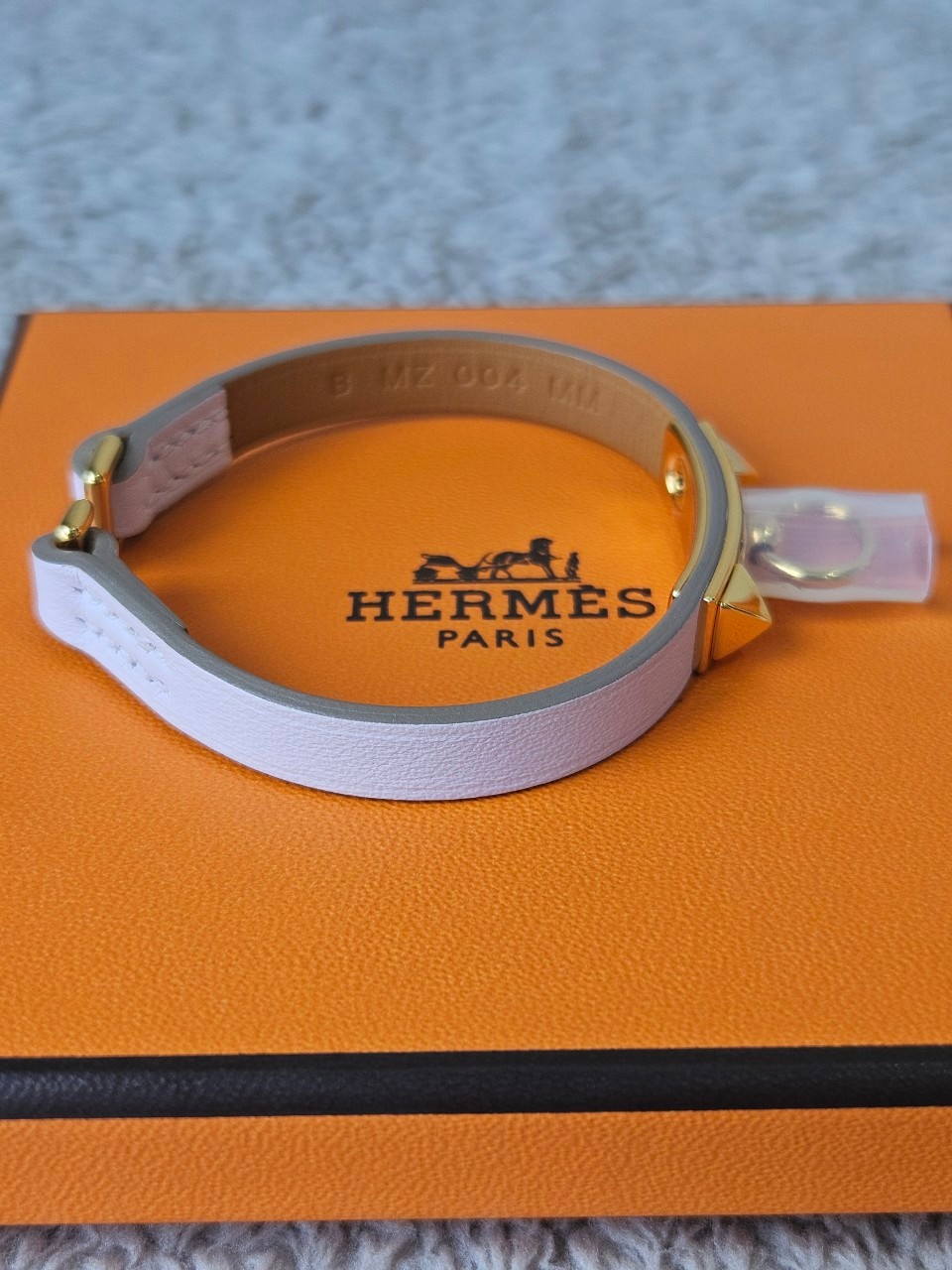 Hermes Rivale Mini Bracelet สี Mauve pale(ม่วง)