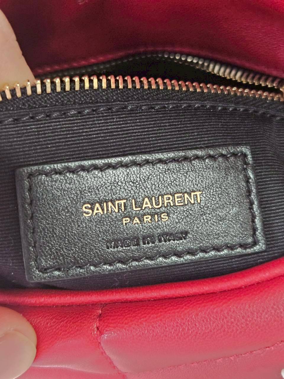 YSL Toy Puffer Mini Bag สีแดง