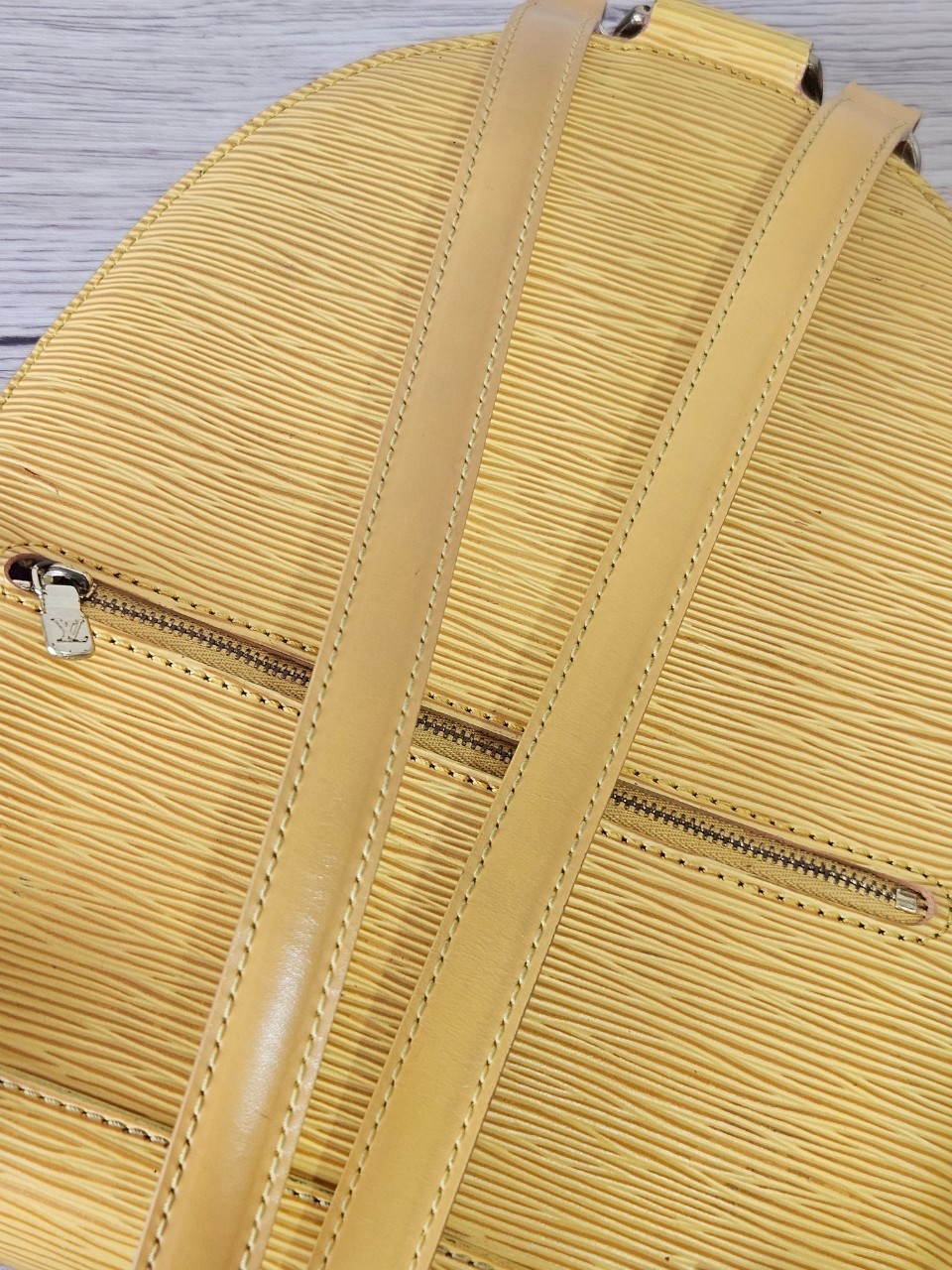 LV Yellow Epi Mabillon Backpack