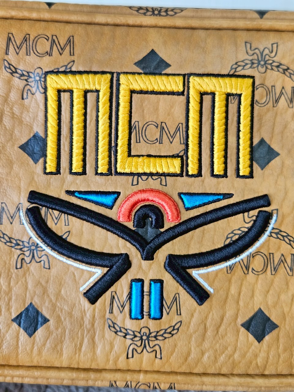 MCM Geo Laurel Wash Bag