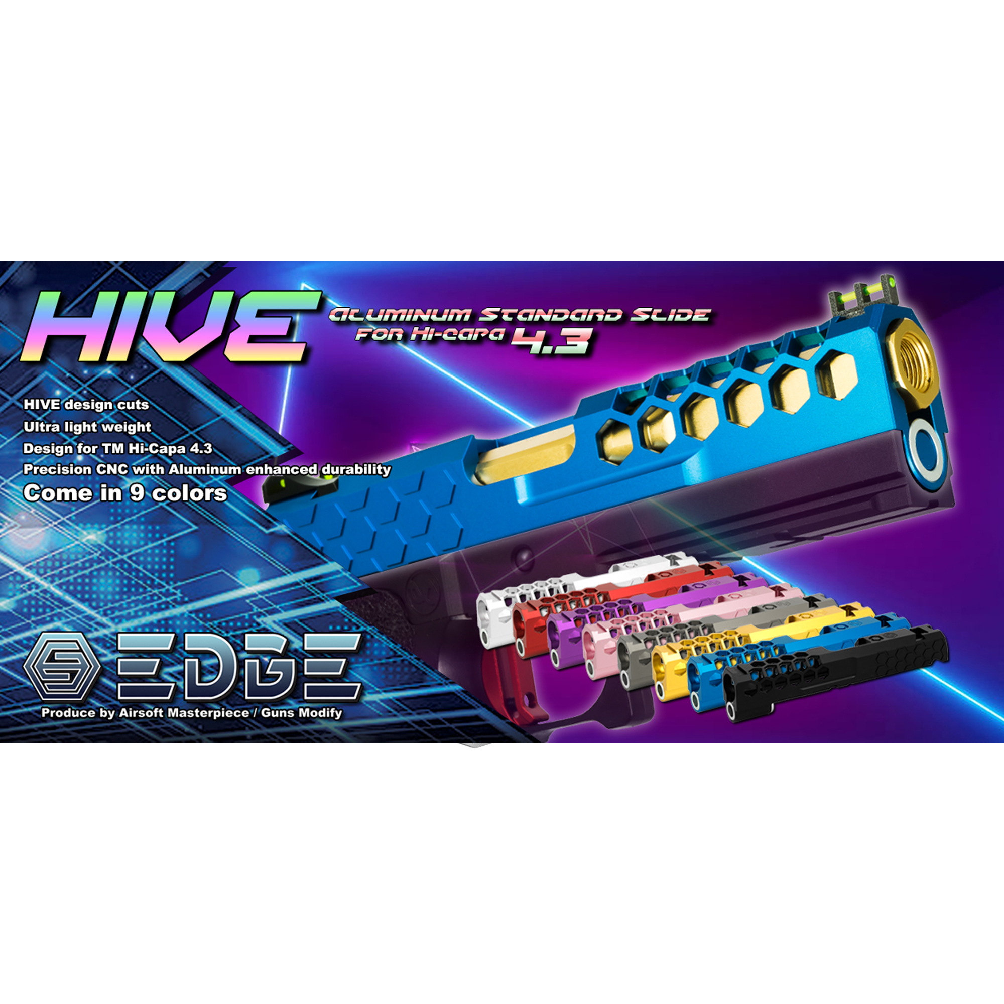 EDGE HIVE Standard Slide for Hi-CAPA 4.3