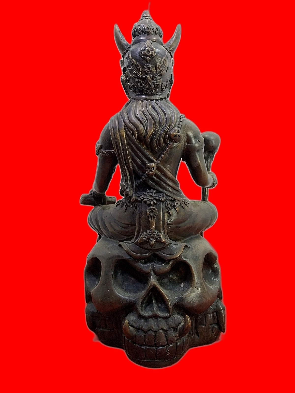 พญายมราช ผู้เป็นใหญ่ในเมืองนรก เนื้อโลหะสำริด