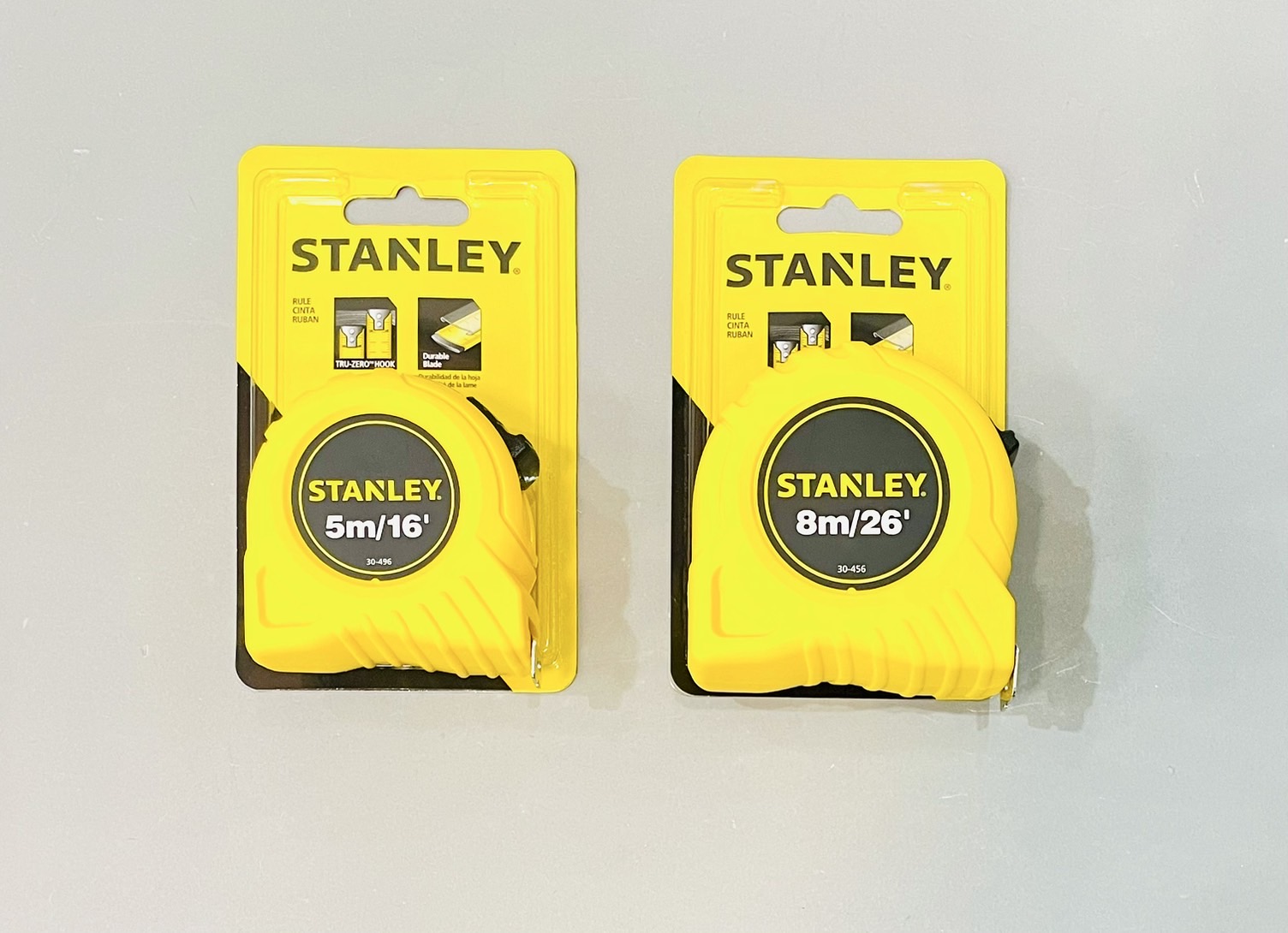 ตลับเมตร สแตนเล่ย์เหลือง 8ม. Globe