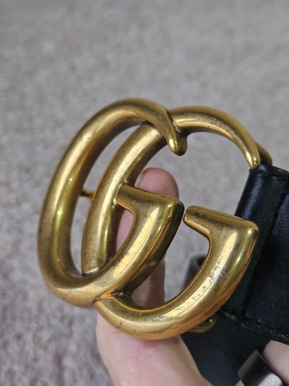 Gucci 400593 GG Marmonot Wide Belt