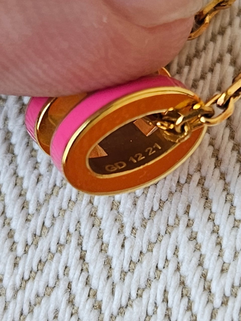 Hermes Mini Pop H ชมพูทอง