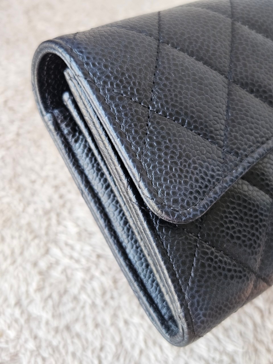 Chanel Sarah Black Cavier SHW