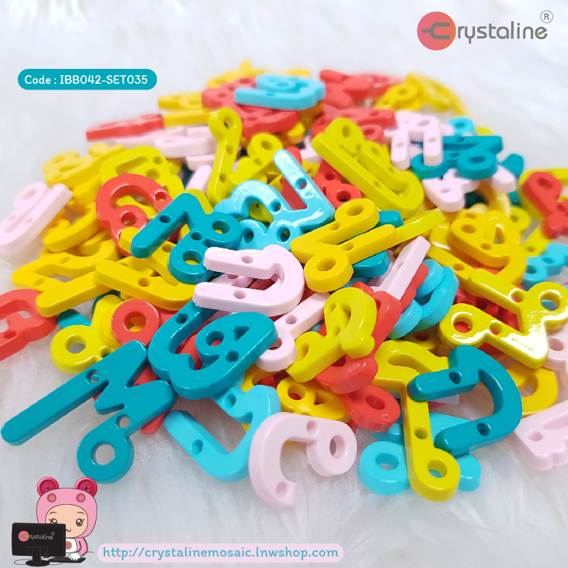 Thai alphabet - Fun col. (100g/pack)