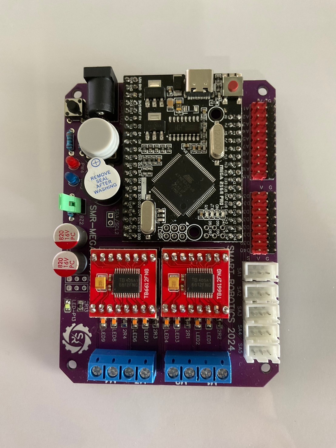 SMR บอร์ดหุ่นยนต์mega pro พร้อมใช้งาน (รวมบอร์ดMaga pro)