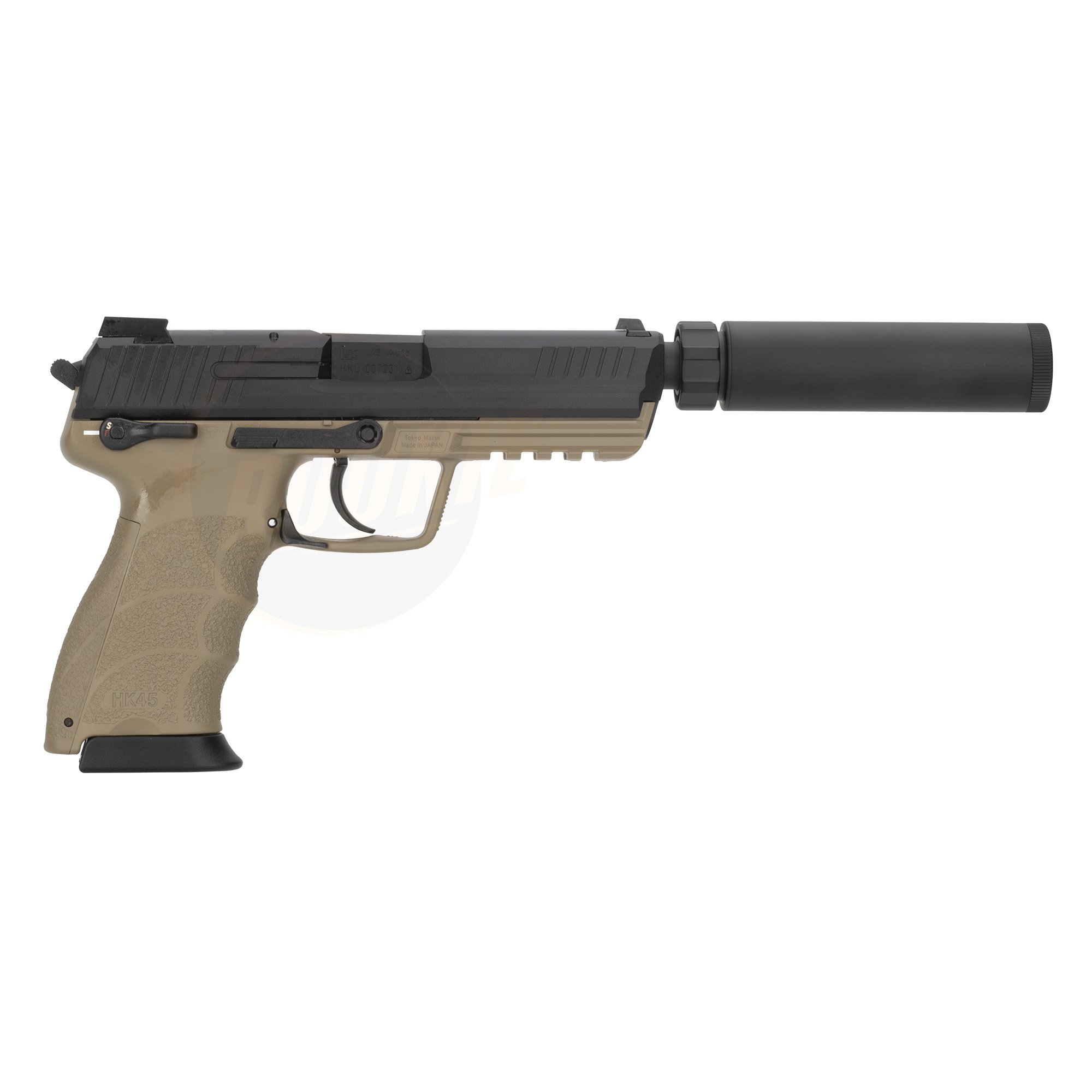 Tokyo Marui HK45 Tactical GBB (Two Tone)