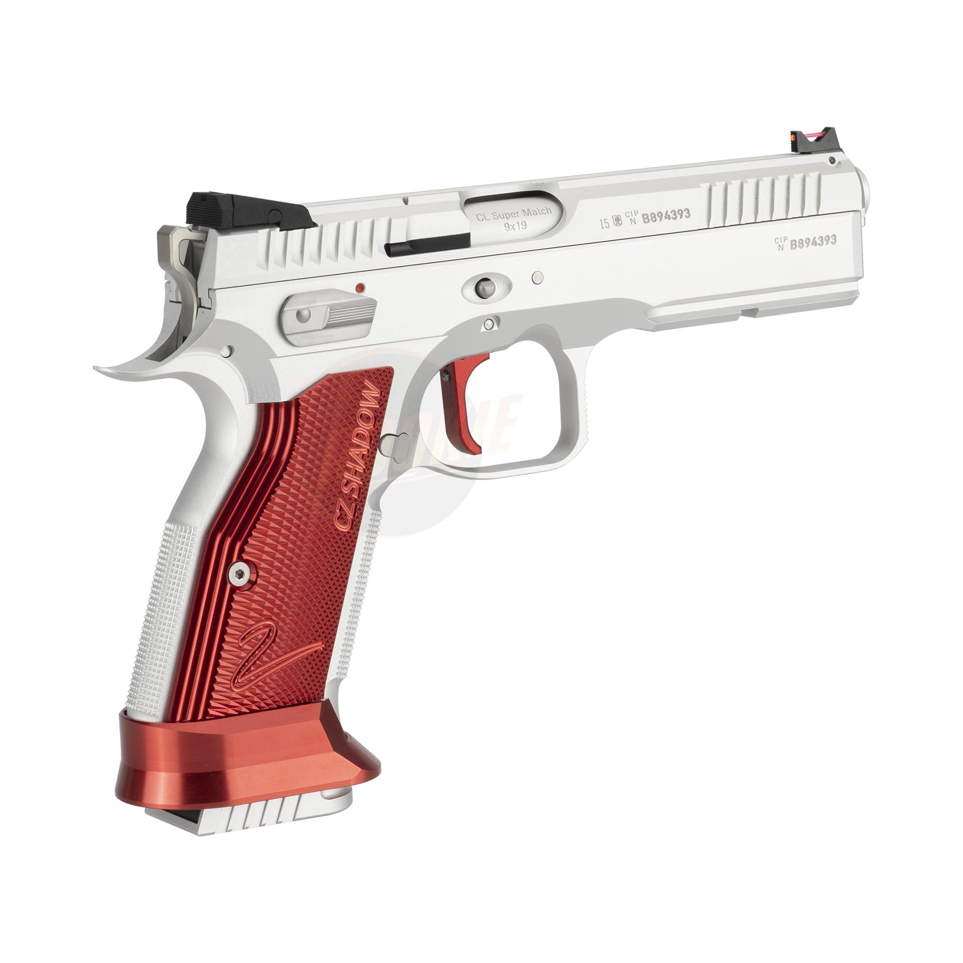 CL Project Custom KJ CZ Shadow 2 Single Action GBB (CNC Version) - Silver & Red Limited Edition