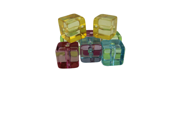 Ice bead - Mixed color square (8pc/pack)