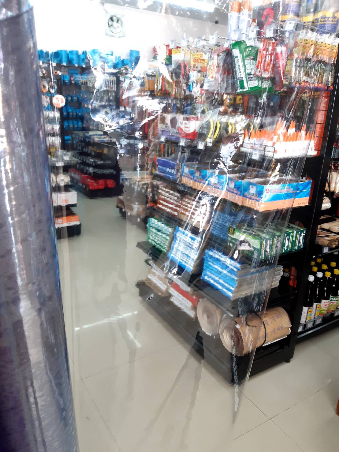 ผ้าใบใส 54" (1 เมตร)