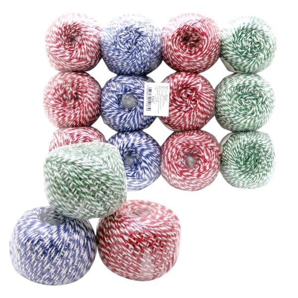 เชือกมัดกล่องพัสดุ (แบบกลม) 12 PCS.
