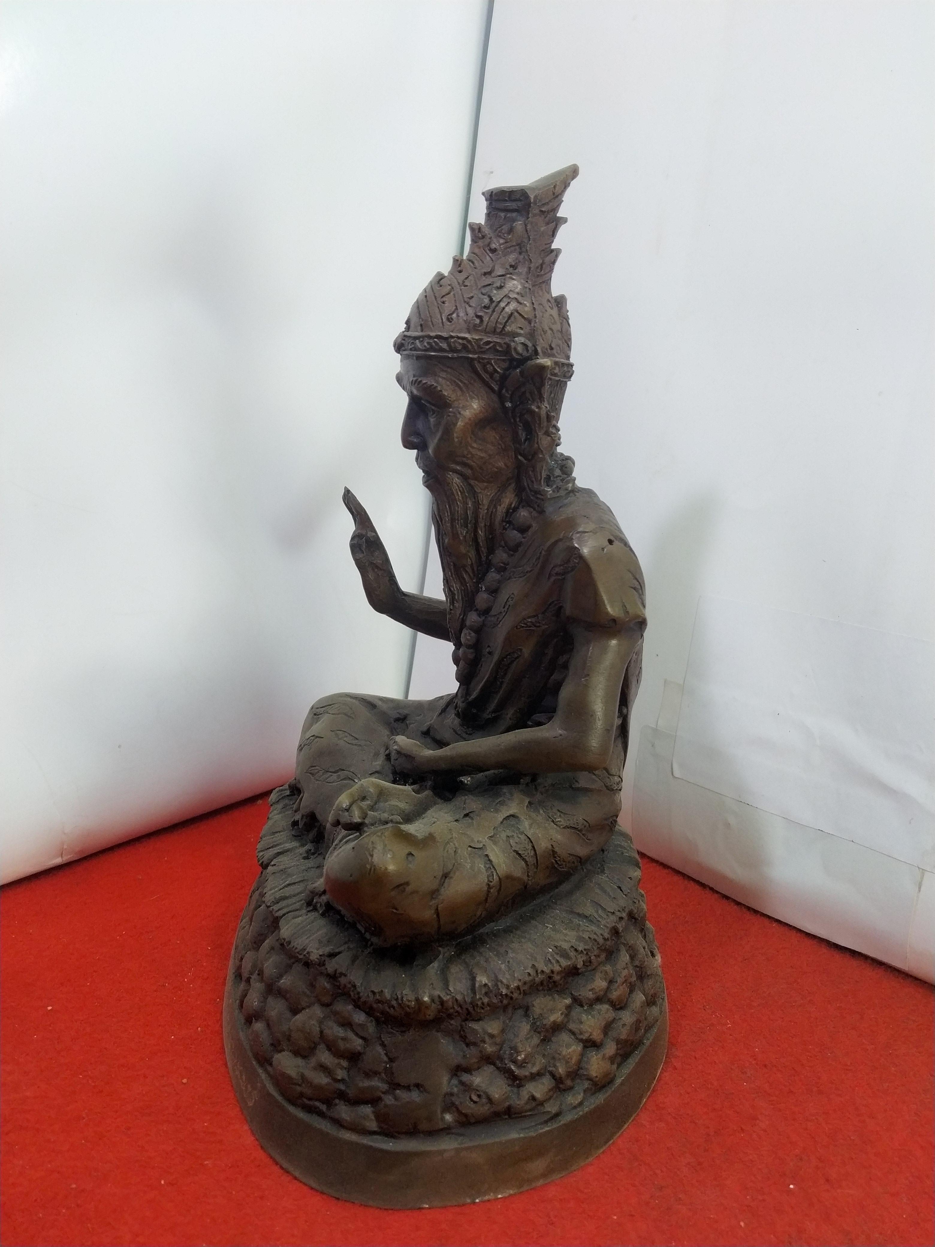 พ่อปู่ฤาษี ปางประทานพร หร้าตัก 5 นิ้ว เนื้อโลหะสำริด