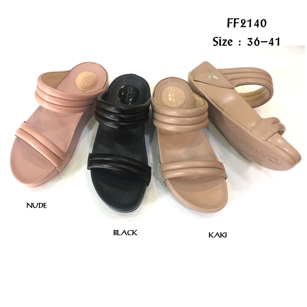 รองเท้าเพื่อสุขภาพ รองเท้าแตะหน้าสวมสไตล์ fitflop FF2140 เล็กกว่าปกติ1ไซส์ เวลาสั่งอย่าลืมบวกไซส์เพิ่มนะคะ