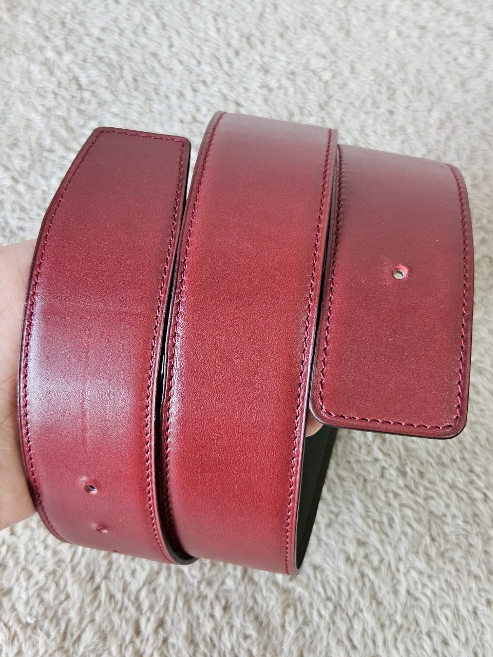 Hermes belt 42mm size85 เอว33-35