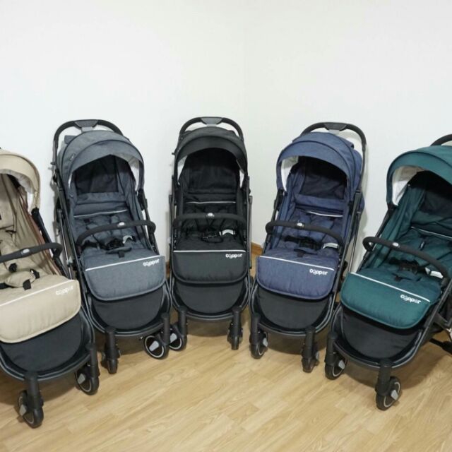 รถเข็น Cooper พับแล้วลากได้ไม่ต้องยก