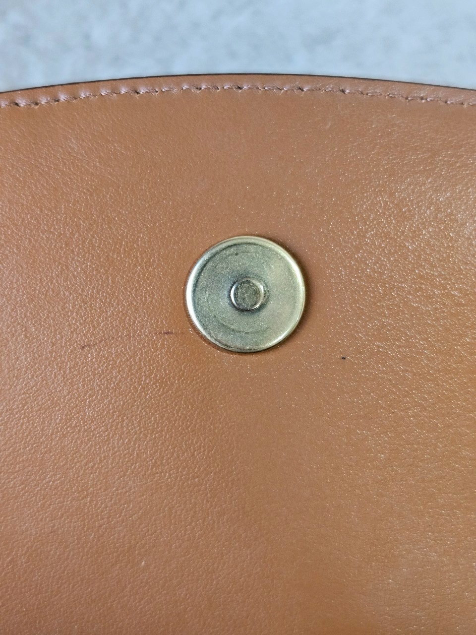 Celine Clutch on Strap Tabou Tan