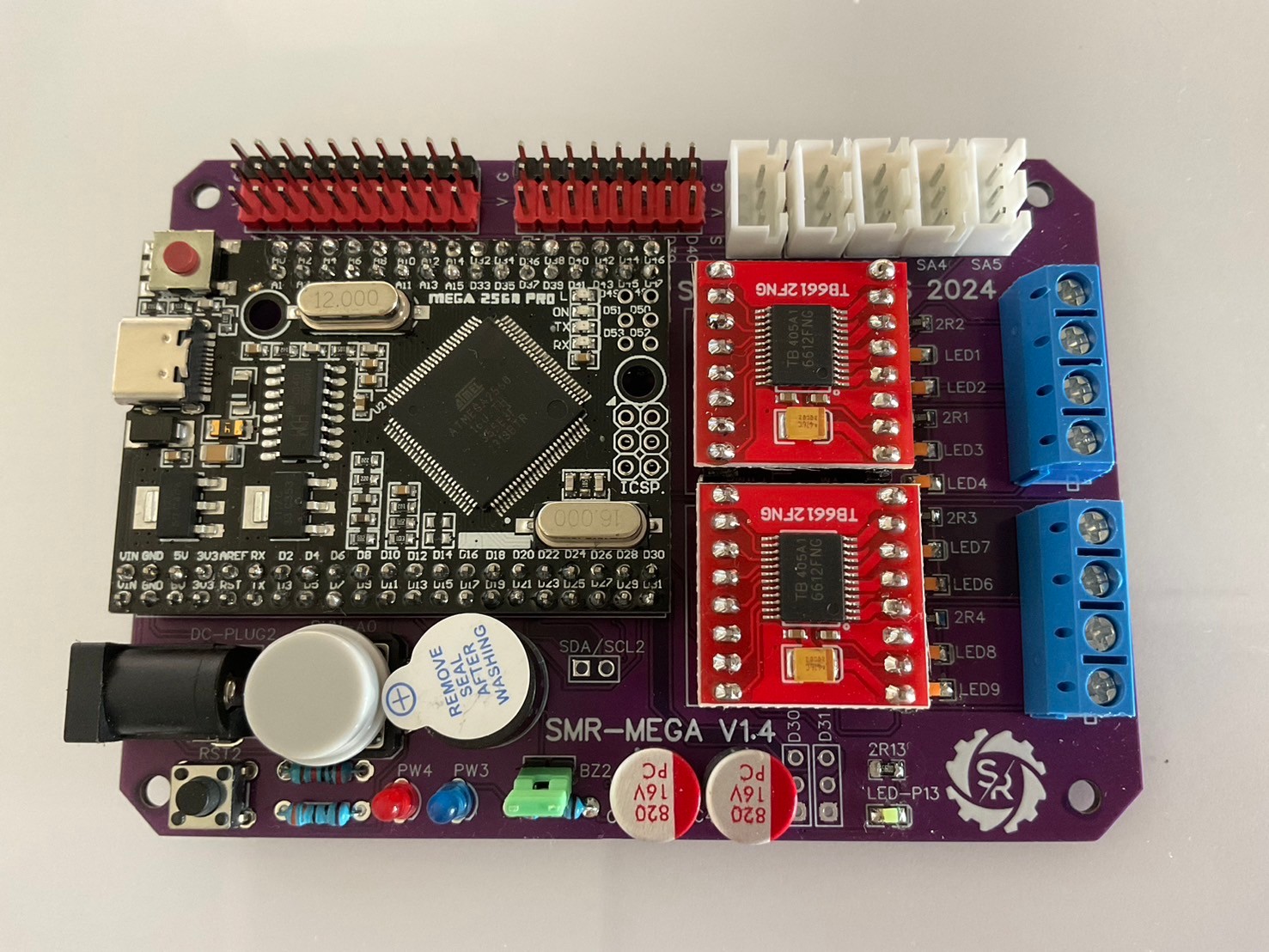 SMR บอร์ดหุ่นยนต์mega pro พร้อมใช้งาน (รวมบอร์ดMaga pro)