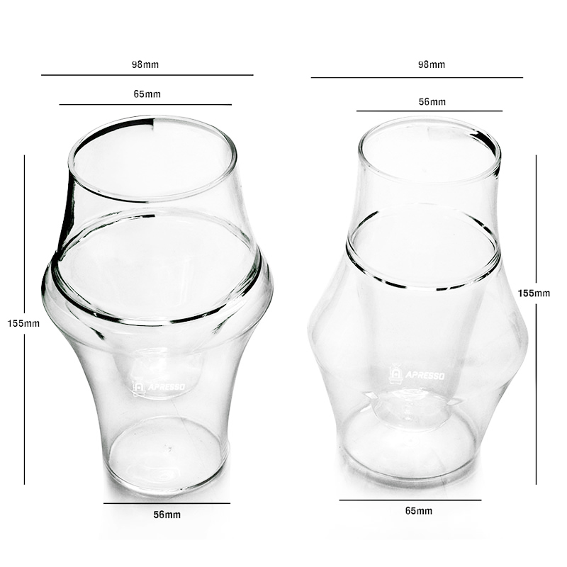 ชุดแก้วดริป APRESSO 150 ML x 2 ใบ