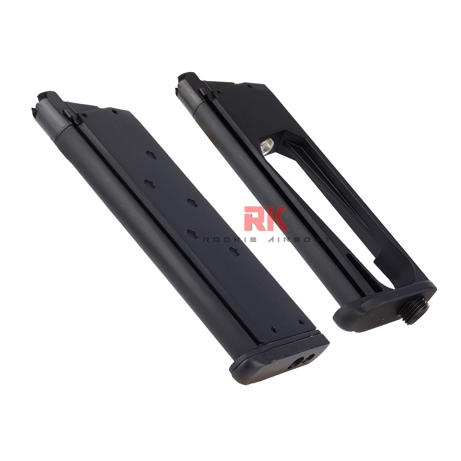 SRC Colt M45A1 Dual Magazines (Green gas + Co2) GBB - Black