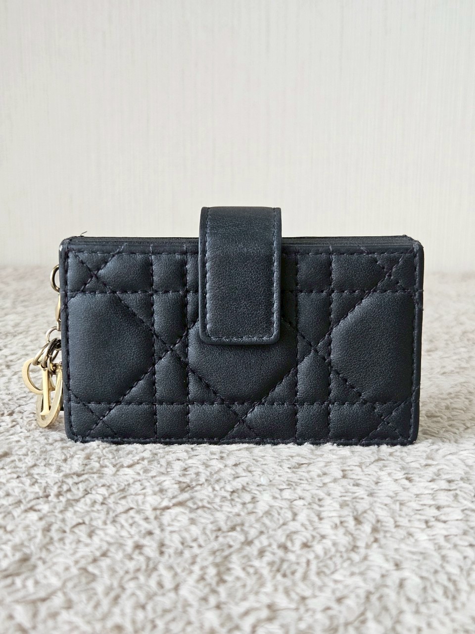 Lady Dior Jasmine Card Holder