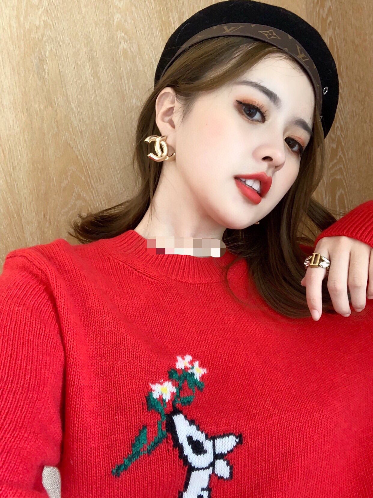 ต่างหู Chanel Earring ต่างหูชาแนล classic chanel ต่างหูแบรนด์เนม