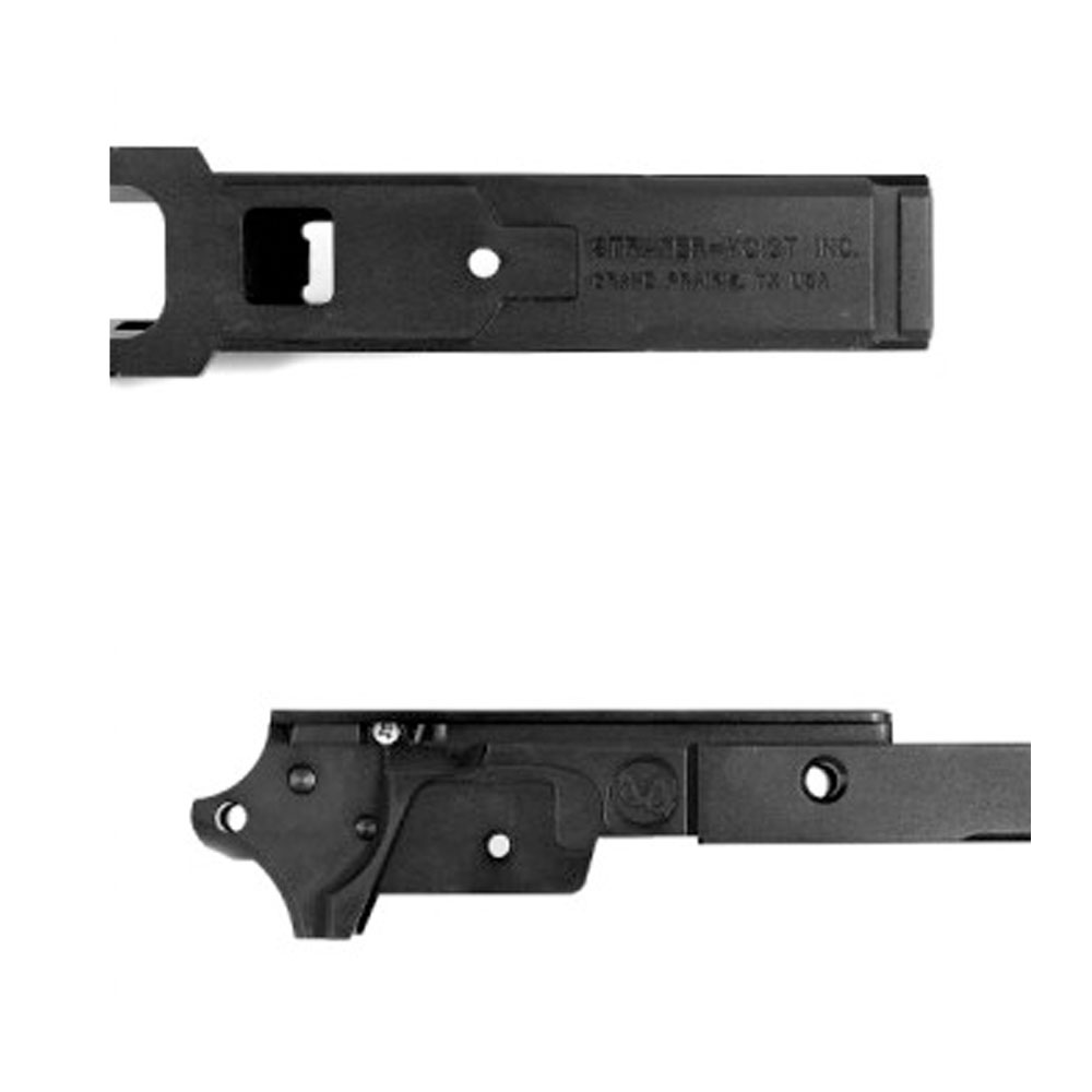 Airsoft Masterpiece Aluminum Advance Frame with Tactical Rail - Infinity 3.9 (Black)