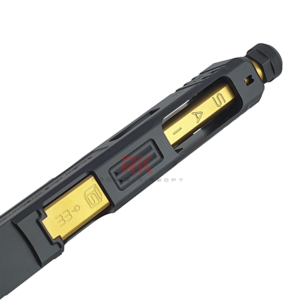 GunsModify SAI G34 RMR Slide Full Set for Marui G17 / G34 (Gold)