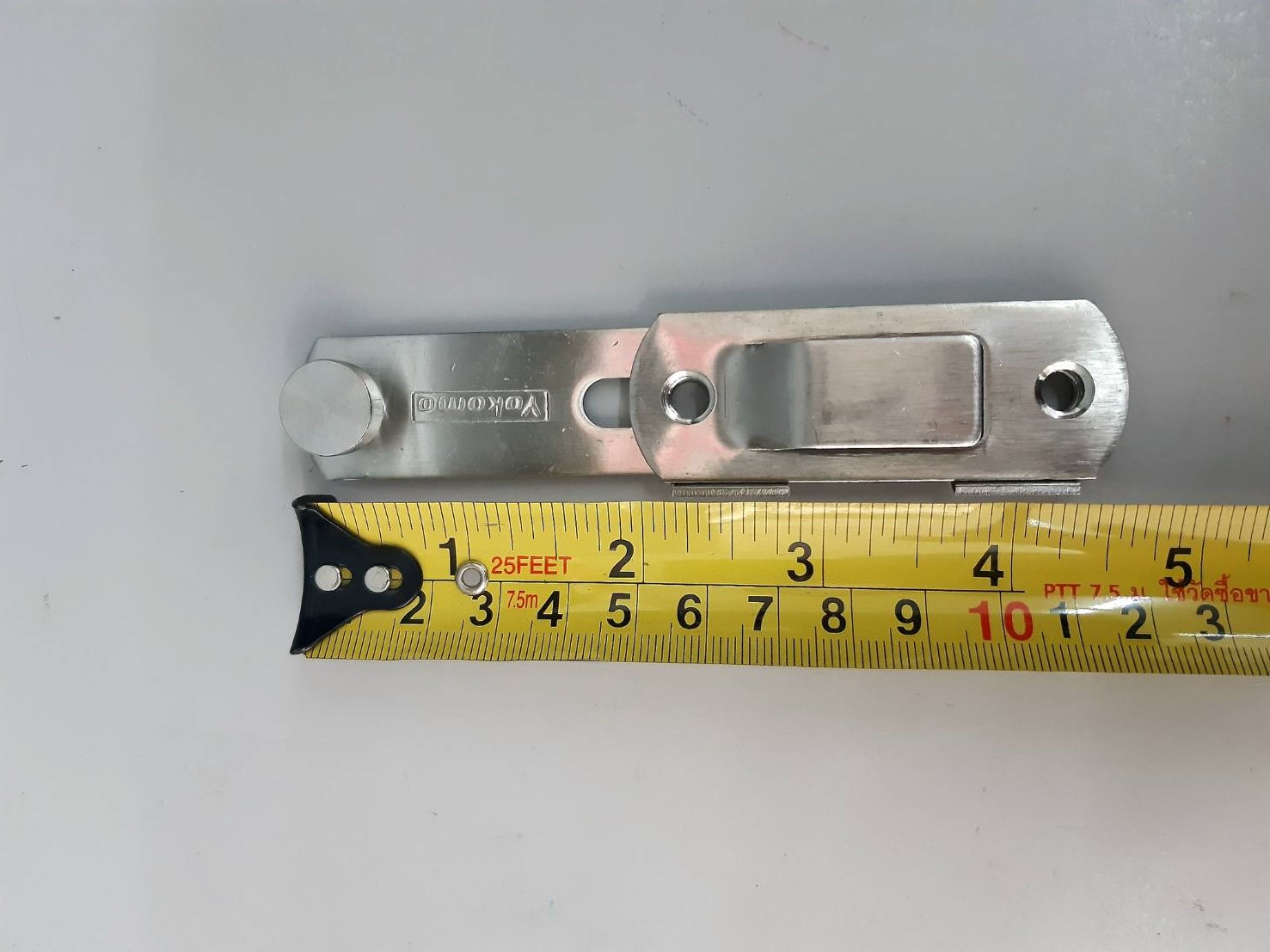 กลอนสับห้องน้ำ 4" รุ่นสับหมุด Yokomo