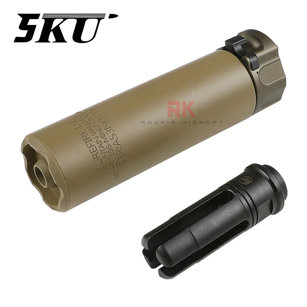 5KU SureFire SOCOM556 RC2 Silencer (5KU-243) Tan